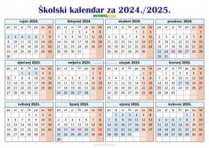 Kalendar školske godine