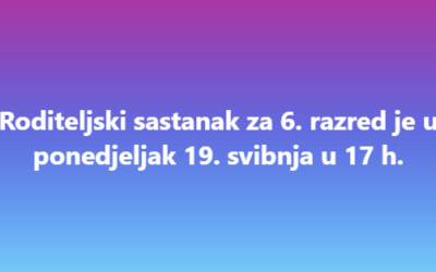 Roditeljski sastanak