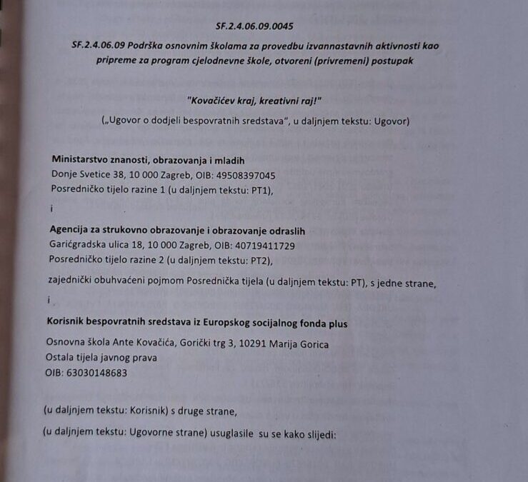 Veselimo se provedbi!